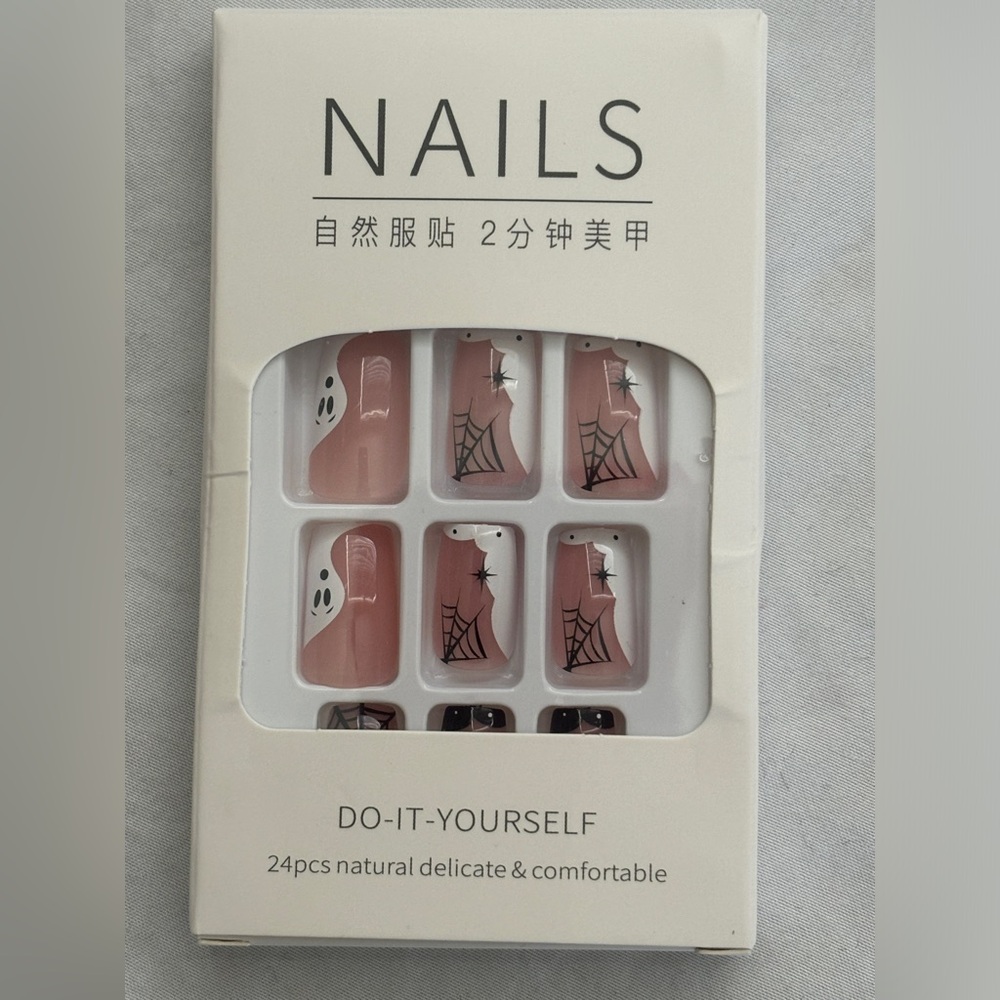 Halloween, Do it Yourself Nail Kit, Ghosts and spiders
